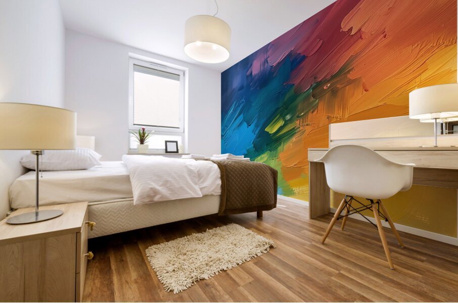 Spectrum Surge Mural print