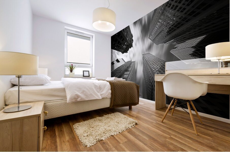 Vertical Velocity Mural print