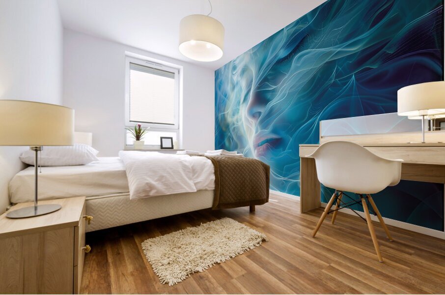 Ephemeral Whispers Mural print