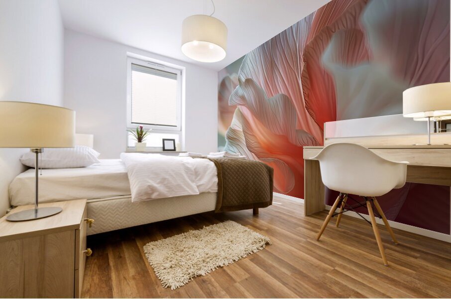 Ethereal Bloom Mural print