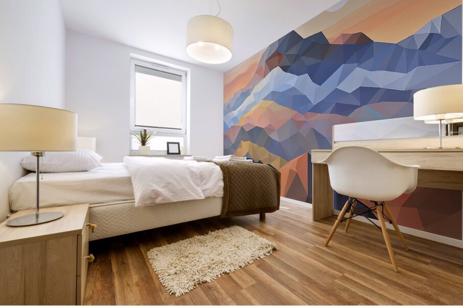 Geometric Horizons Mural print