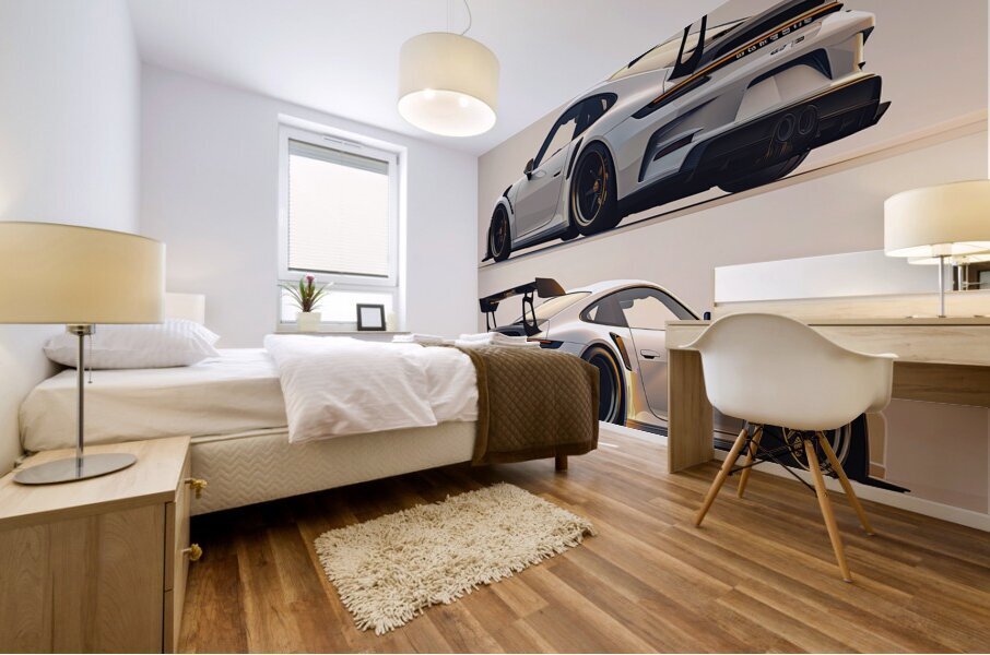Precision in Motion Mural print