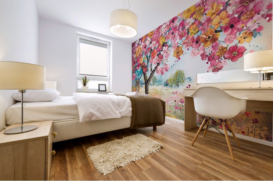 Blossom Symphony Mural print