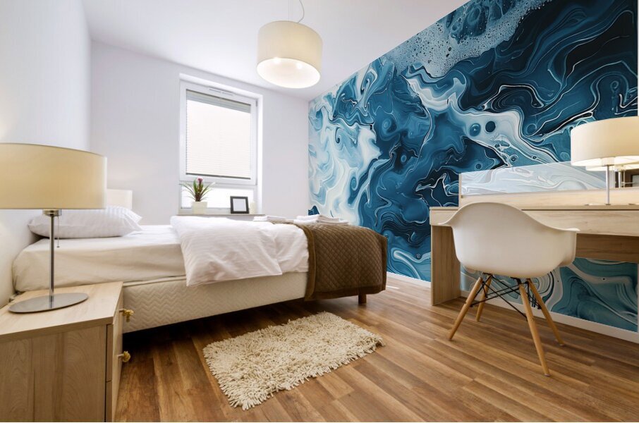 Ebb and Flow Mural print