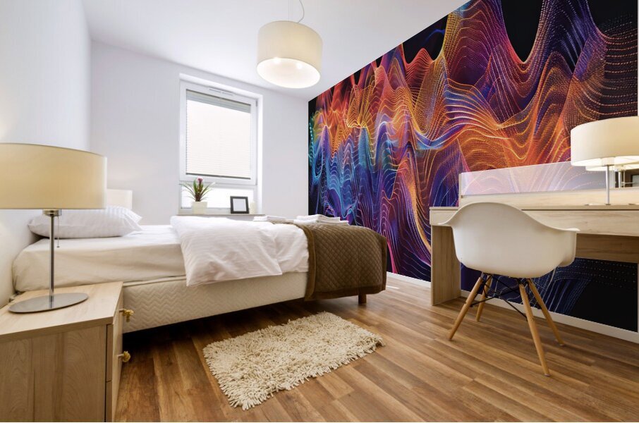 Harmonic Waves Mural print