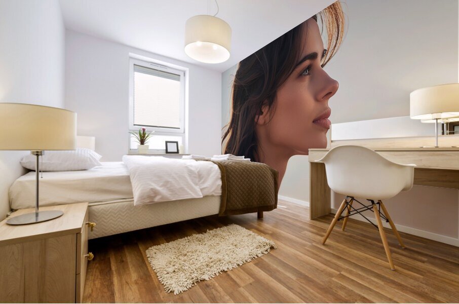 Serene Gaze Mural print