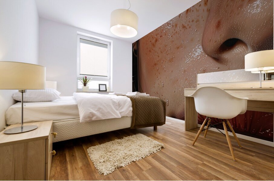 Hyperreal Gaze Mural print