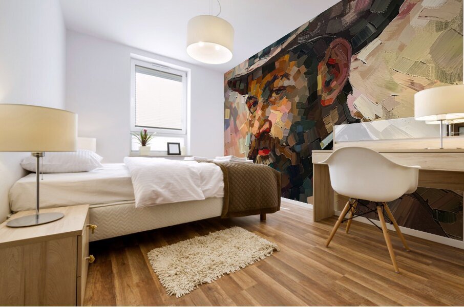 Fragmented Gaze Mural print