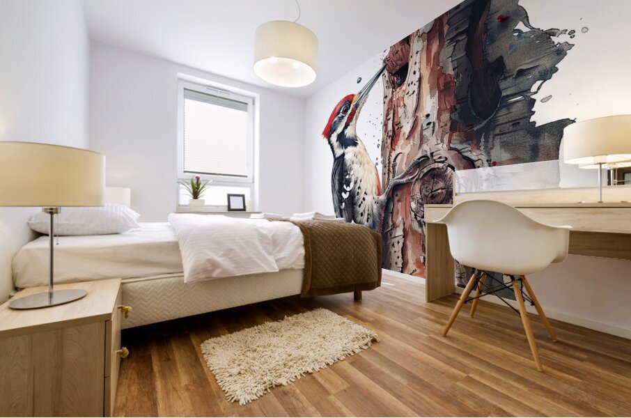 The Drummer Mural print