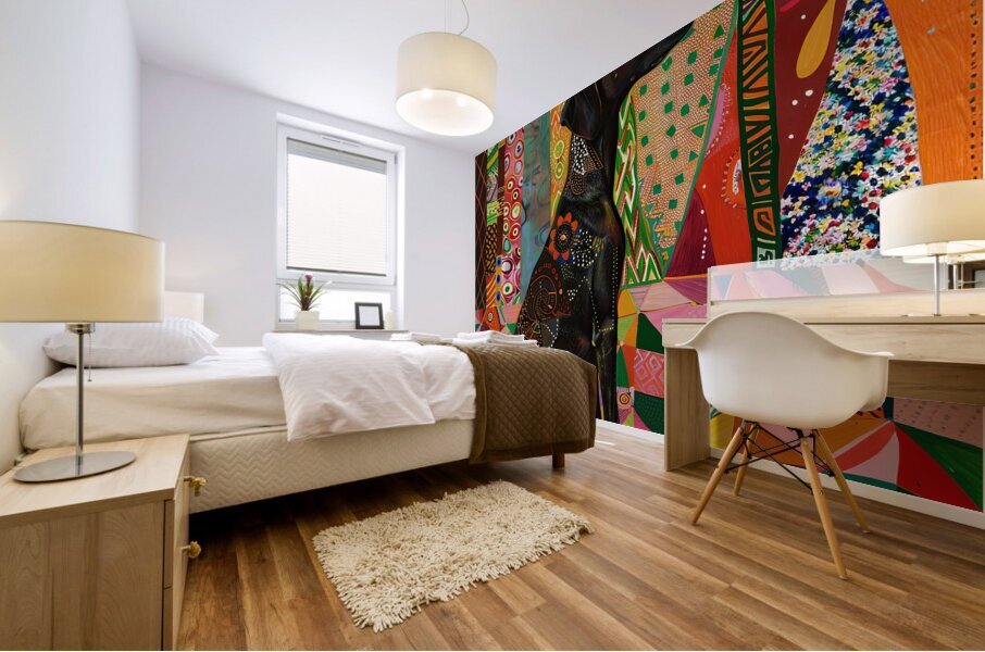Canine Kaleidoscope Mural print