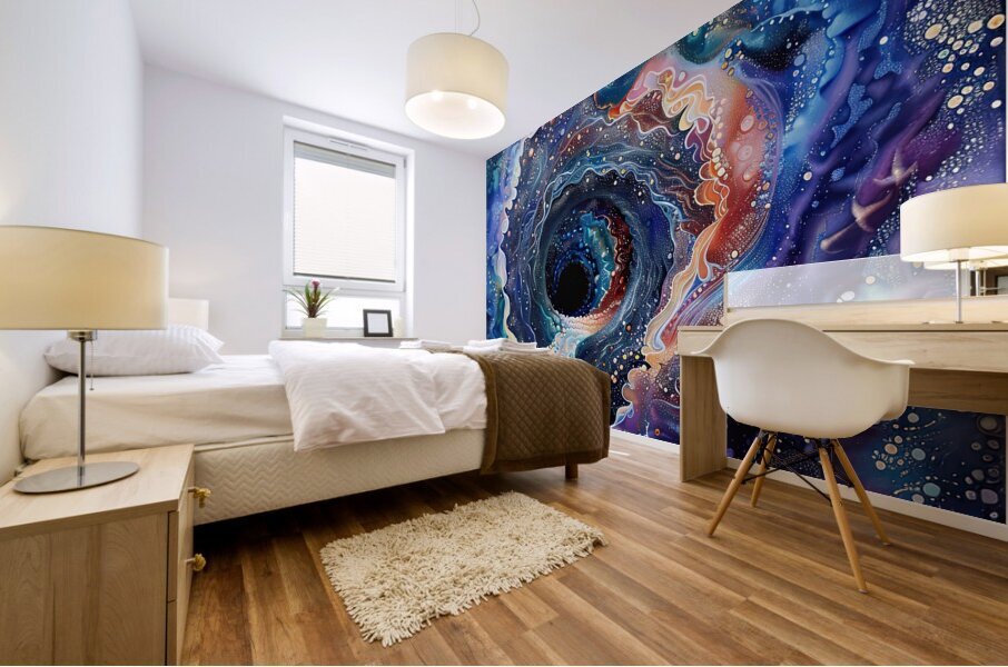 Cosmic Vortex Mural print