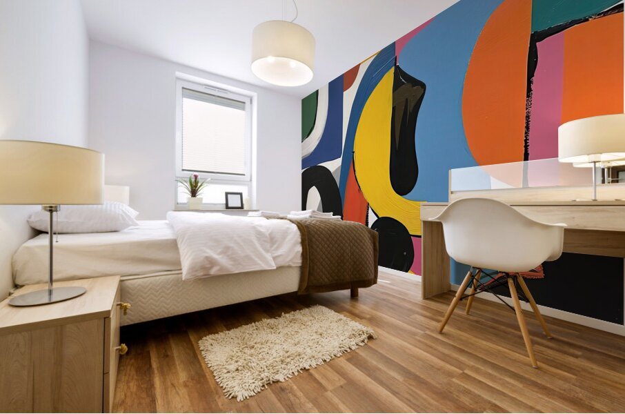 Abstract Composition 7H29P4 45 Mural print