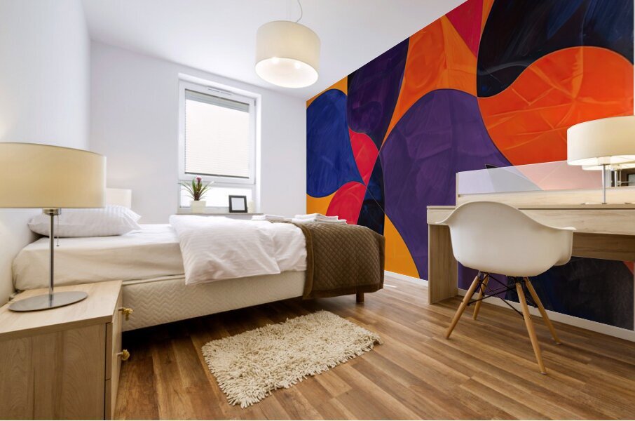 Abstract Dance 7892B4 45 Mural print