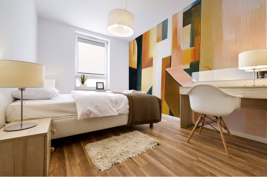 Abstract Cityscape NV9352 52 Mural print