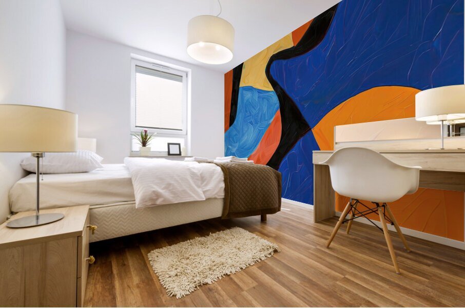 Abstract Interplay 7924H 45 Mural print
