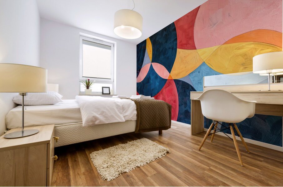 Abstract Interplay 7H29PZ 48 Mural print