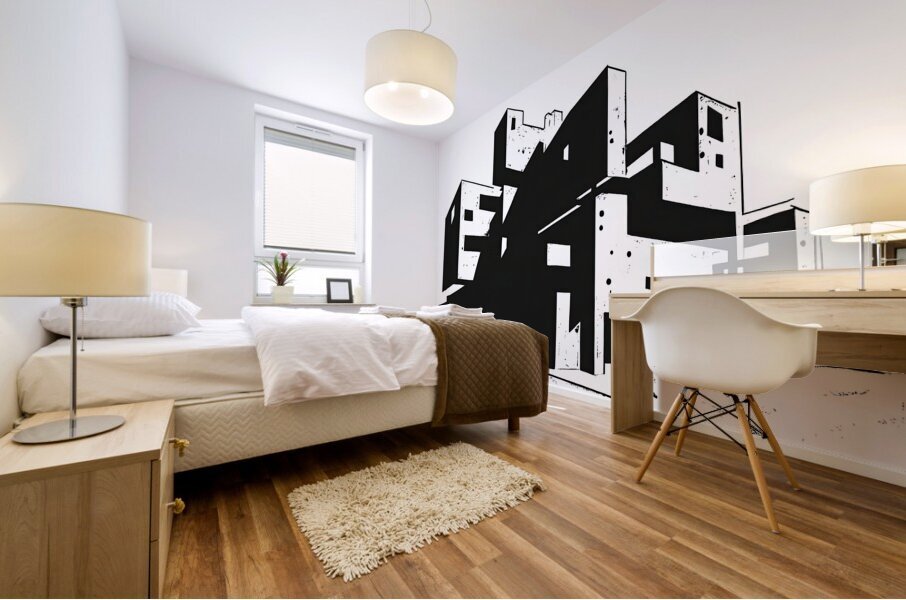 Abstract Structure 92HJ8N 48 Mural print