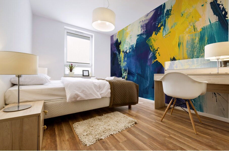 Abstract Expression 78H2N9 45 Mural print