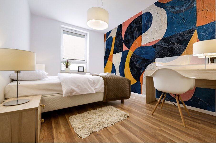 Abstract Interplay 7294B 48 Mural print