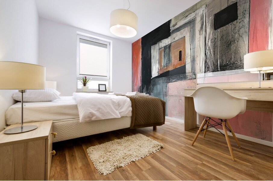 Abstract Threshold 7H3N2P 58 Mural print