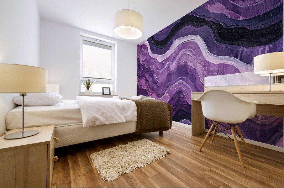 Amethyst Layers 8927BC 45 Mural print