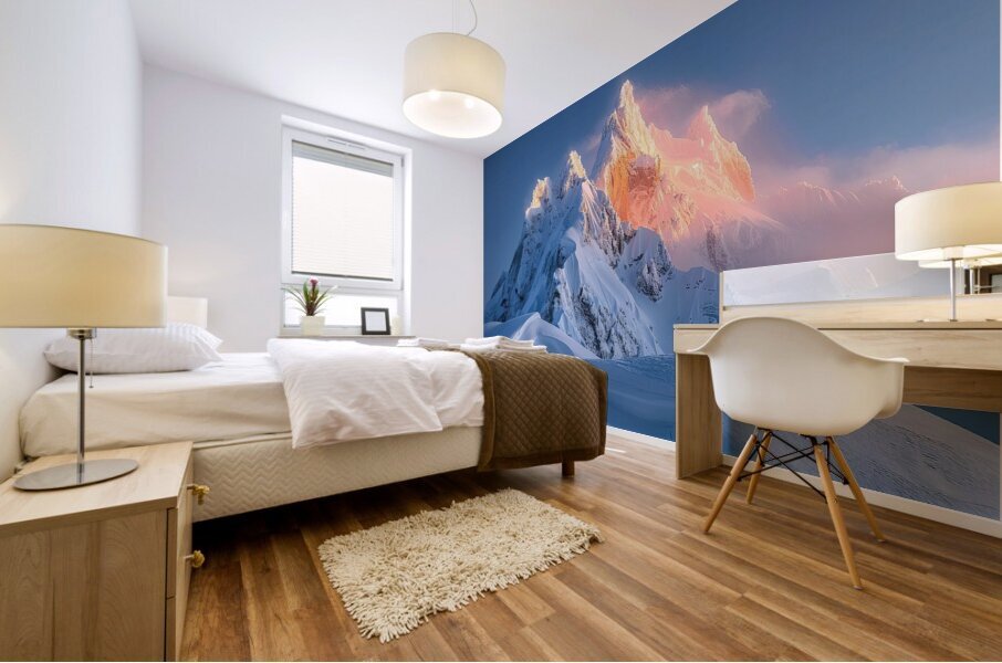 Alpine Glow Ascent Y29H7N 63 Mural print