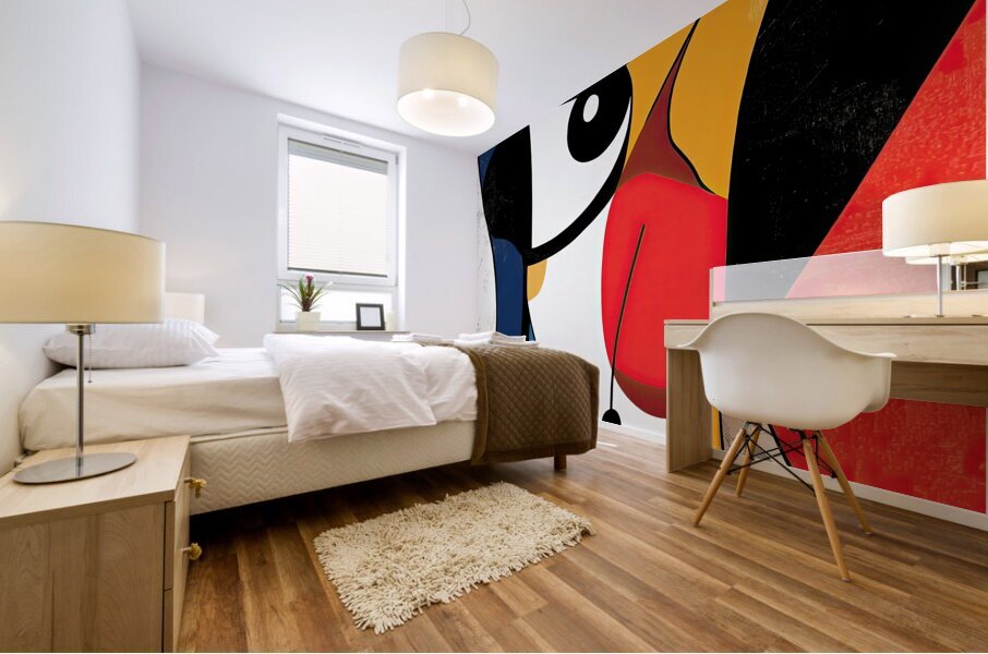 Abstract Visage K29H7N 47 Mural print