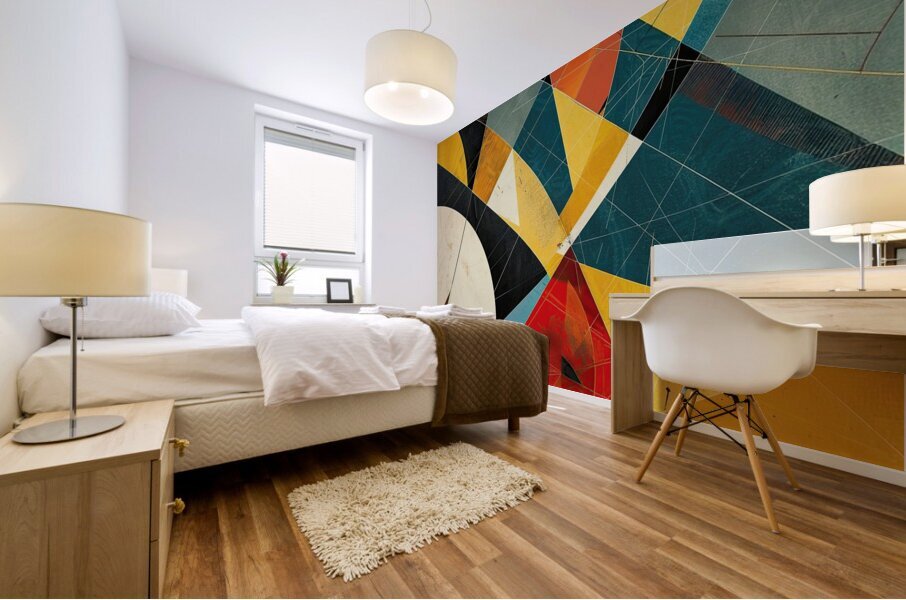 Angular Harmony 49Z7N2 59 Mural print