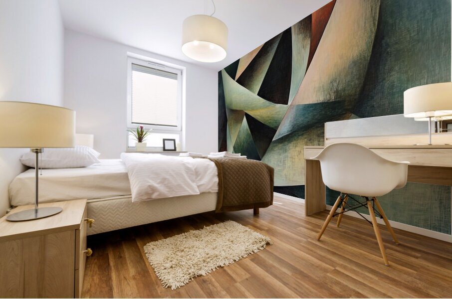 Angular Interplay NH7B29 52 Mural print
