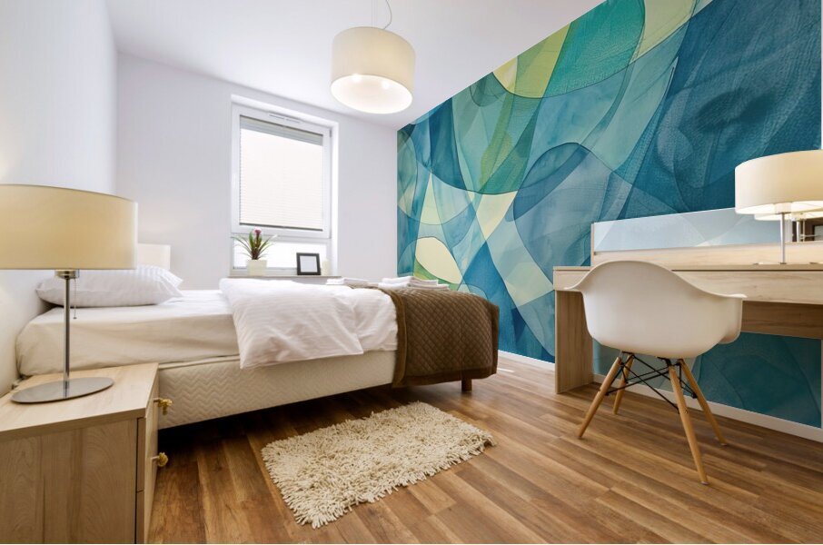 Aqua Reverie NZ92HJ 60 Mural print
