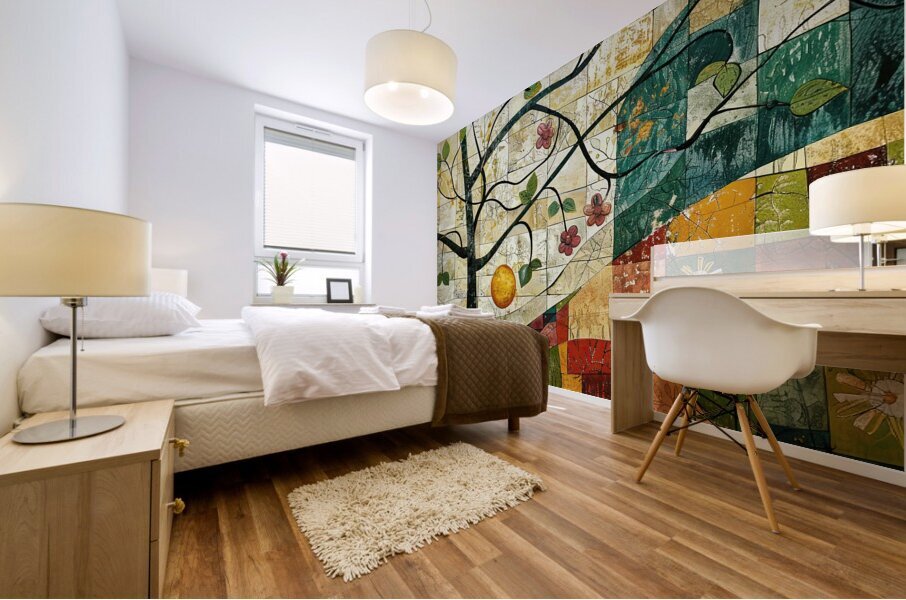 Arboreal Patchwork HZ92N5 60 Mural print