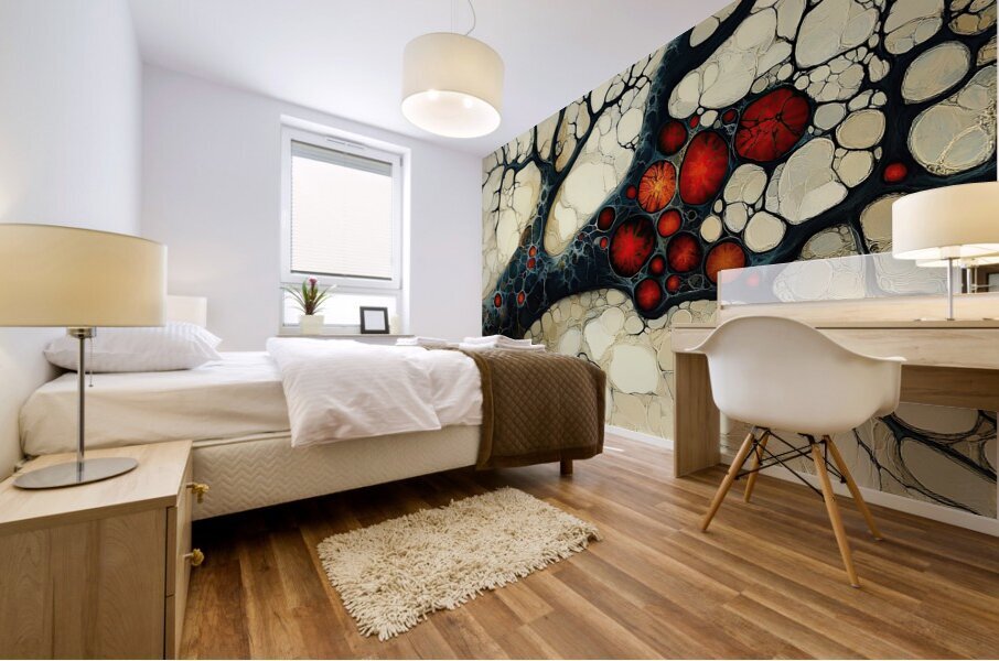 Arterial Bloom ZH329N 55 Mural print