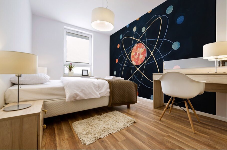 Atomic Harmony N92H7P 45 Mural print