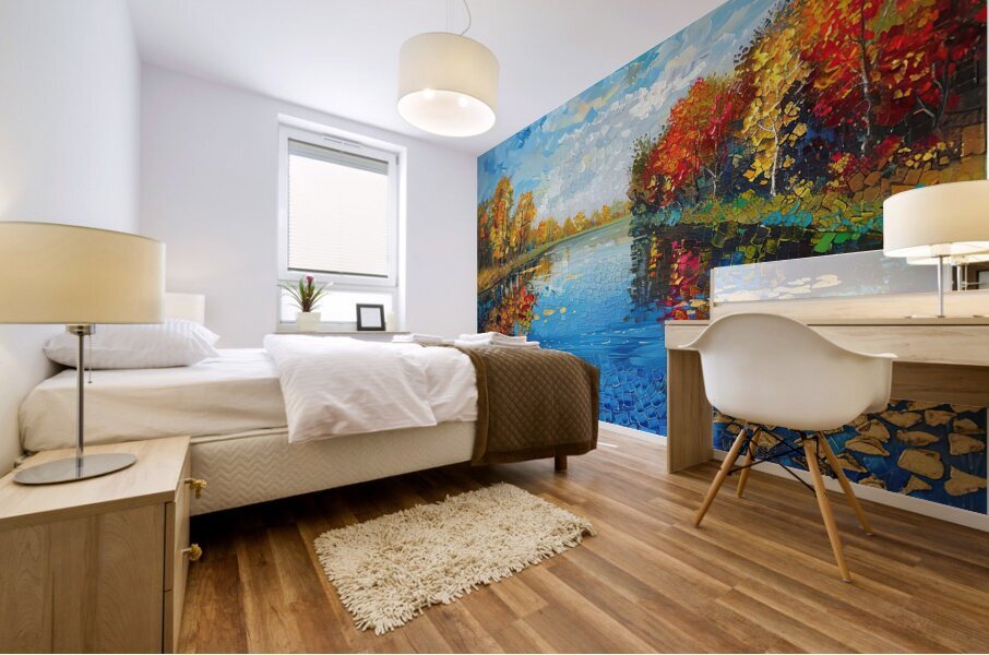 Autumn Reflection 8294HJ 45 Mural print