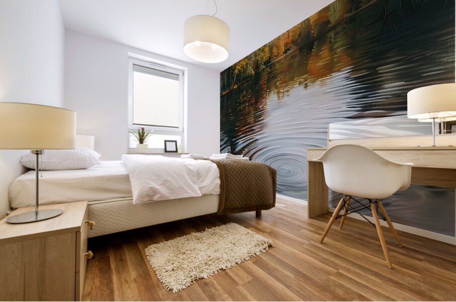 Autumn Ripples 2P9H7N 64 Mural print