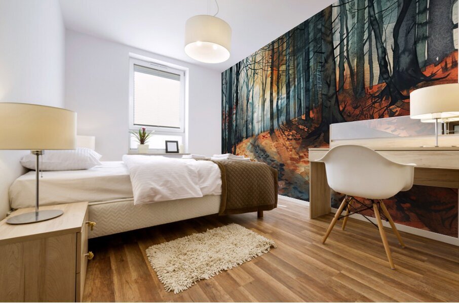 Autumnal Reverie H729P4 45 Mural print