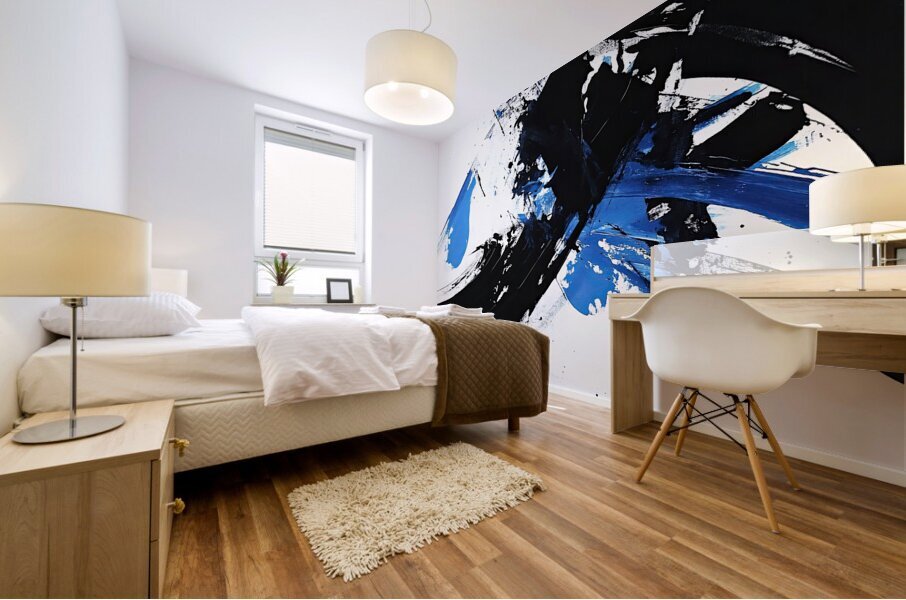 Azure Abyss Dance H3N2P9 58 Mural print