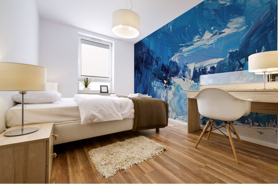 Azure Mountain Pass Y7H92N 53 Mural print