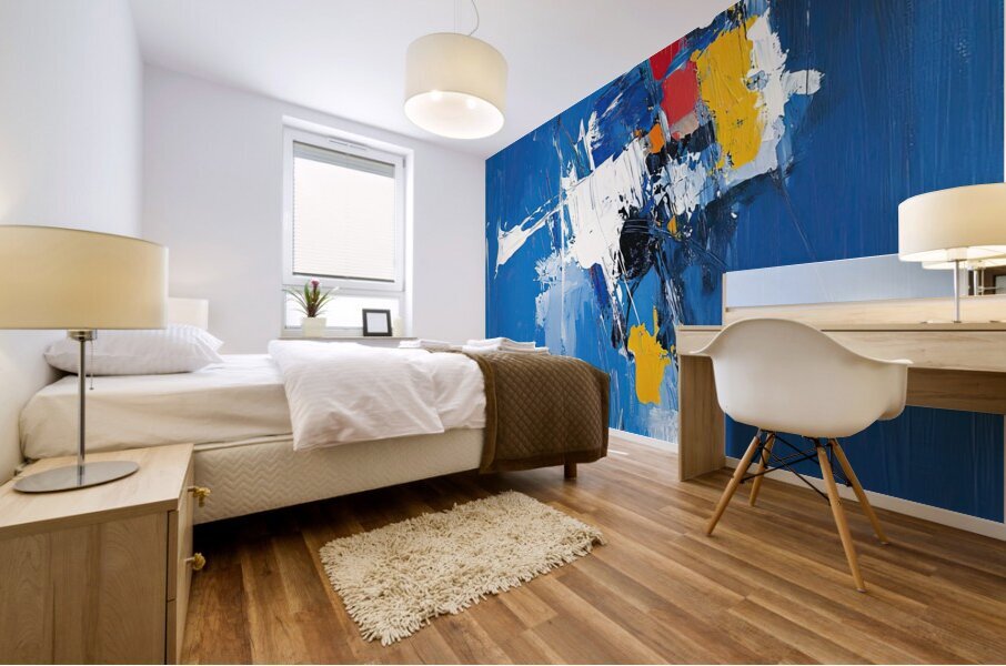 Azure Turbulence 48H9N2 48 Mural print