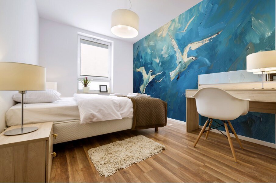 Azure Wings Soaring High Z92HNP 58 Mural print