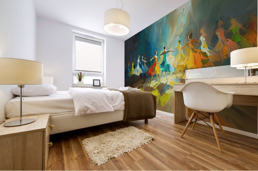 Ballet Grace Light 28H9N 57 Mural print