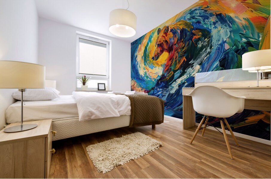 Bear Wave Harmony 92HJ5P 53 Mural print