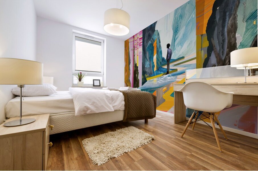 Between Worlds 4H9N2Z 63 Mural print