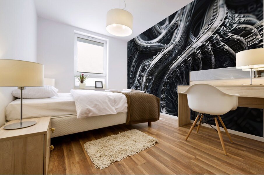 Biomechanical Elegance 7H29P4 45 Mural print