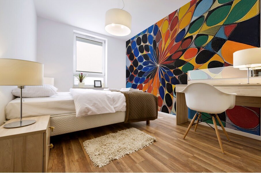 Chromatic Convergence H3N9B2 48 Mural print