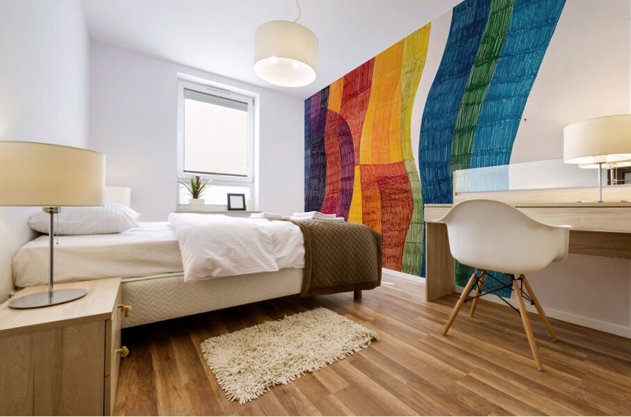 Chromatic Currents 29H7N3 65 Mural print