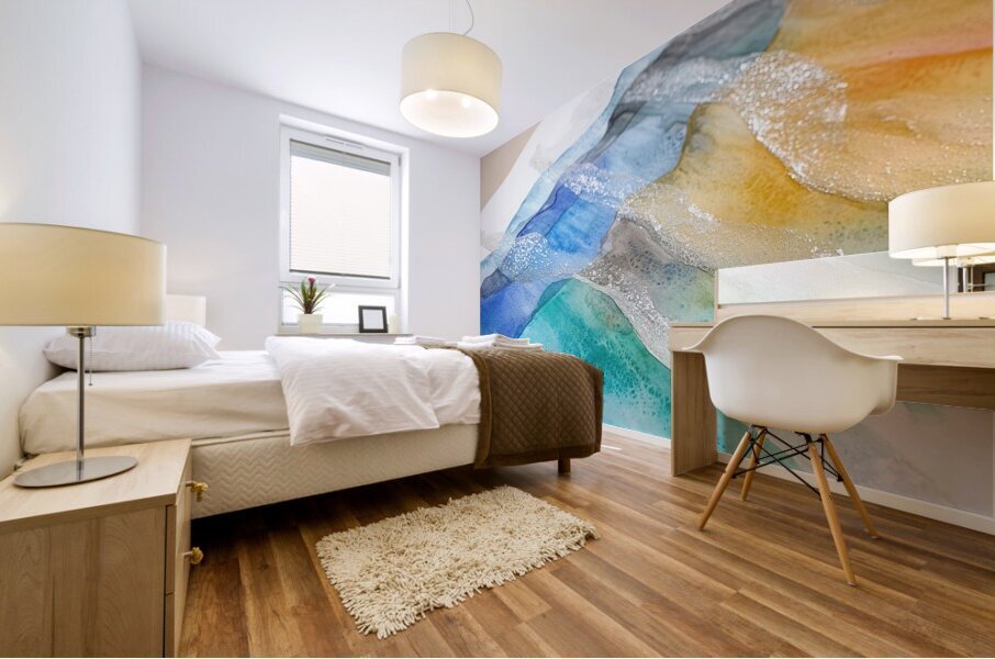 Chromatic Currents 7P3H2N 47 Mural print