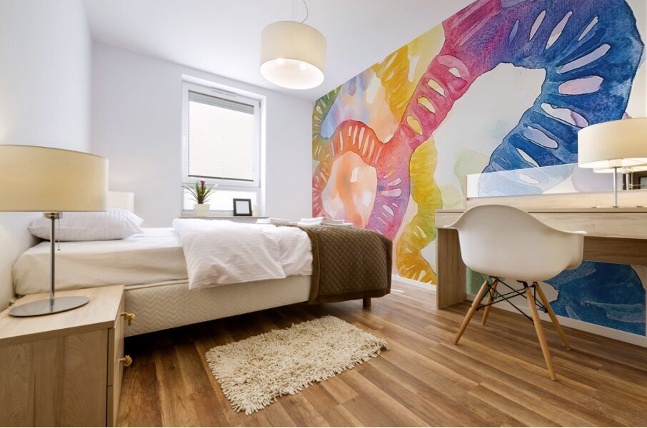 Chromatic Currents AB529H 49 Mural print