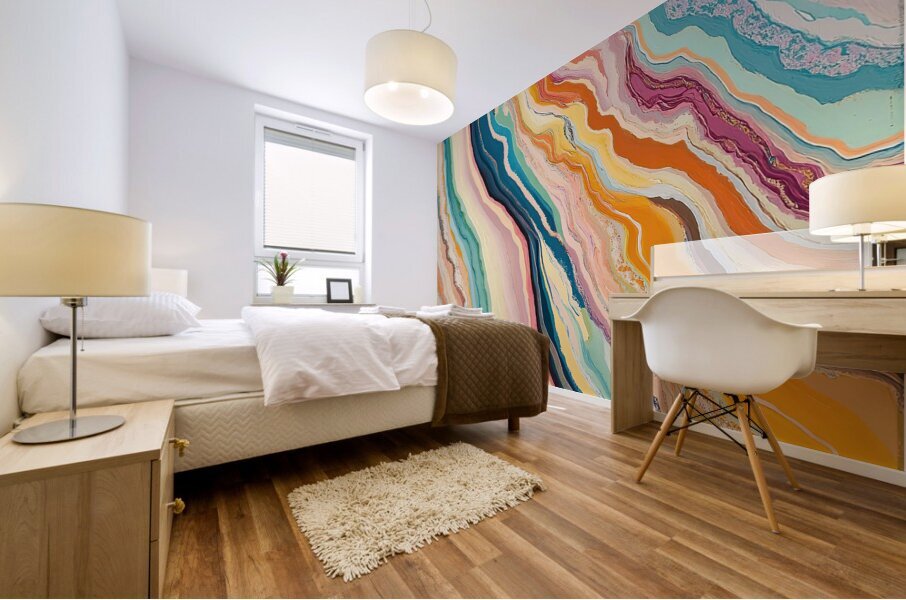 Chromatic Currents H39N2J 57 Mural print