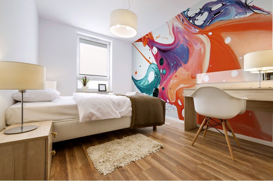 Chromatic Dance 48H9N2 60 Mural print